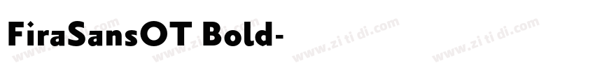 FiraSansOT Bold字体转换